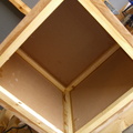 5 sides of the box plus the internal bracing is in place