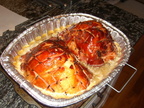 2x Honey Baked Hams that we made