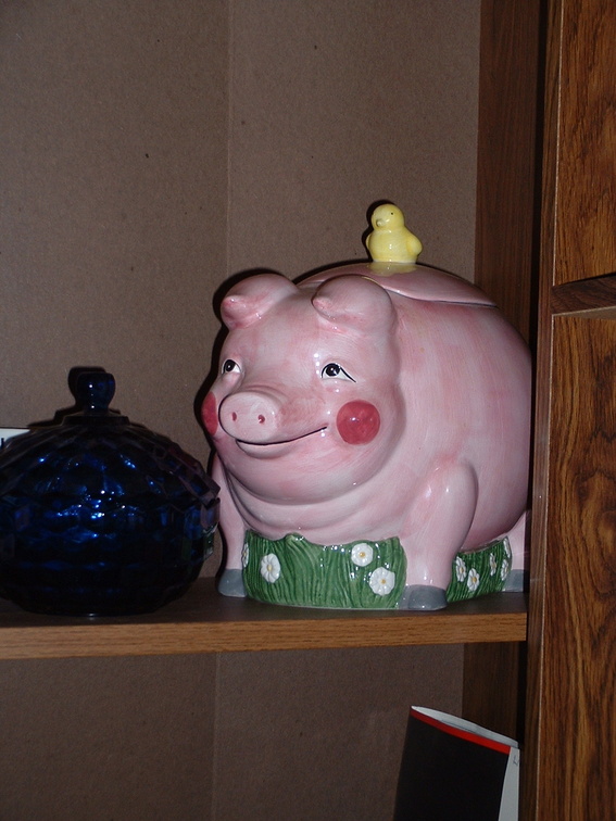 Mom's pig cookie jar