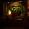 Our front door at Christmas