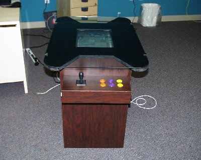 View from the player 1 side